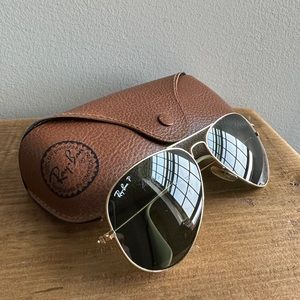 Ray-Ban Aviator Classic - RB 3025 Gold Green